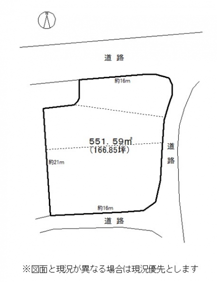 伊豆高原 富戸分譲地外 土地区画図