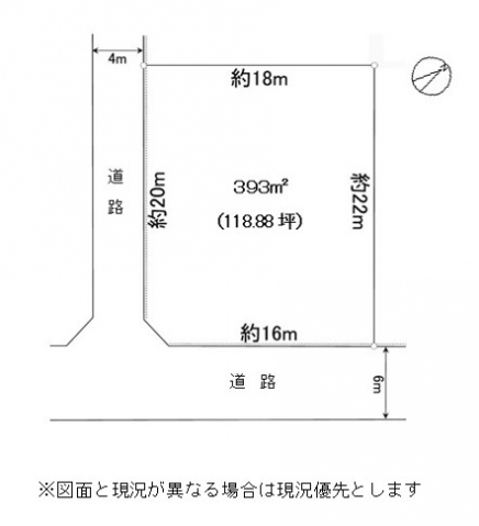 伊豆高原 大室高原別荘地 土地区画図