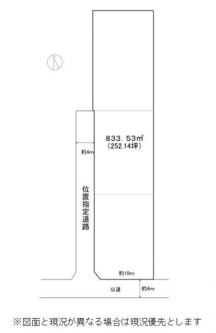 伊豆高原 富戸分譲地外 土地区画図