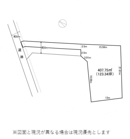 伊豆高原 城ヶ崎分譲地外 土地区画図