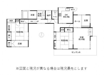 伊豆高原 殖産浮山温泉別荘地 建物平面図