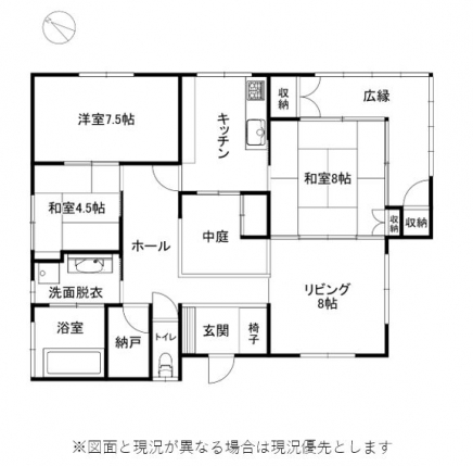 伊豆高原 イトーピア一碧湖畔別荘地 建物平面図