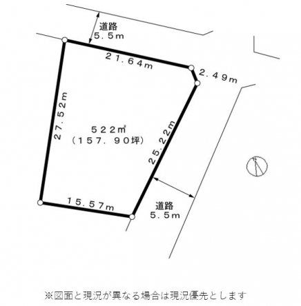 伊豆高原 伊豆急伊豆高原別荘地 土地区画図