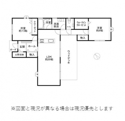 伊豆高原 伊豆急伊豆高原別荘地 建物平面図