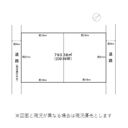 伊豆高原 大室高原別荘地 土地区画図