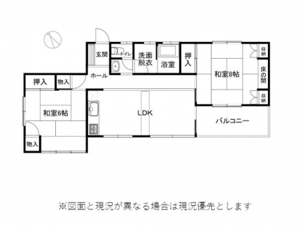 伊豆高原 伊豆急伊豆高原別荘地 建物平面図