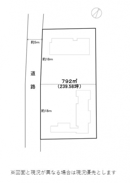 伊豆高原 大室高原別荘地 土地区画図