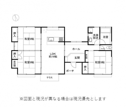 伊豆高原 イトーピア一碧湖畔別荘地 建物平面図