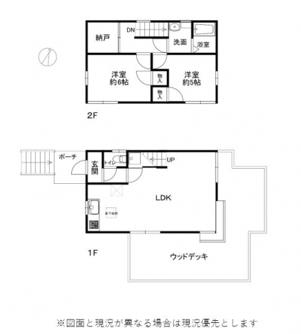 伊豆高原 対島台分譲地 建物平面図