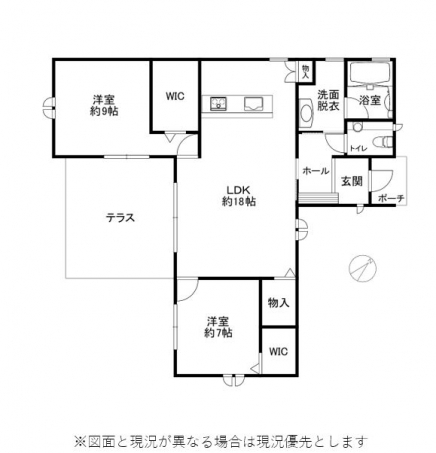 伊豆高原 伊豆急伊豆高原別荘地 建物平面図