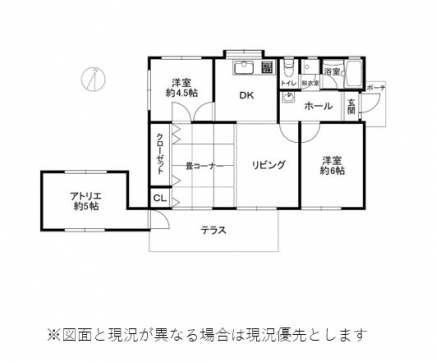 伊豆高原 イトーピア一碧湖畔別荘地 建物平面図