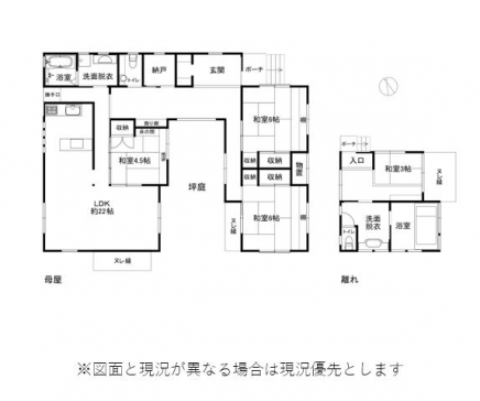 伊豆高原 伊豆急伊豆高原別荘地 建物平面図