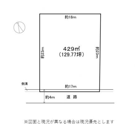 伊豆高原 大室高原別荘地 土地区画図
