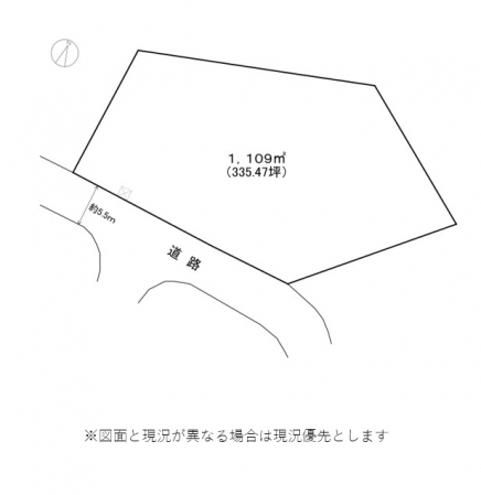 伊豆高原 伊豆急伊豆高原別荘地 土地区画図