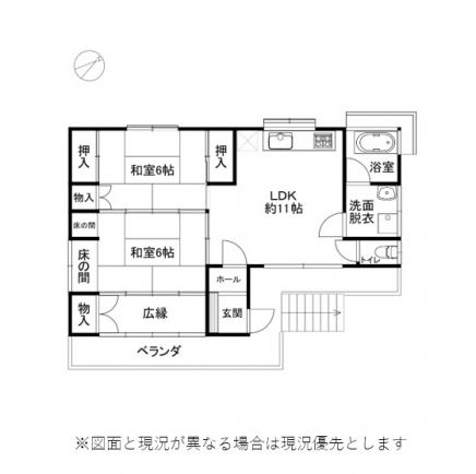 伊豆高原 イトーピア一碧湖畔別荘地 建物平面図