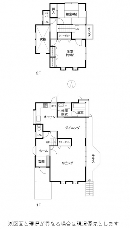 伊豆高原 大室高原別荘地 建物平面図