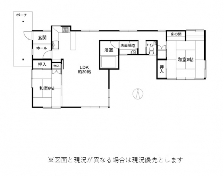 伊豆高原 イトーピア一碧湖畔別荘地 建物平面図