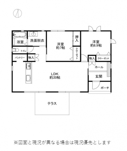 伊豆高原 すいらん荘別荘地 建物平面図