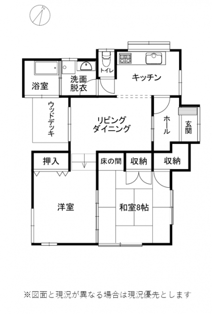 伊豆高原 八幡野分譲地外 建物平面図