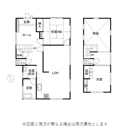 伊豆高原 伊豆急伊豆高原別荘地 建物平面図