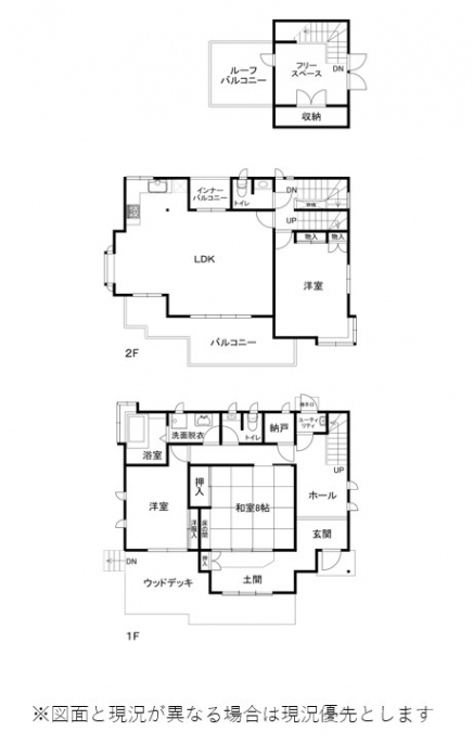 伊豆高原 伊豆急伊豆高原別荘地 建物平面図