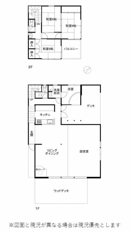 伊豆高原 伊豆急伊豆高原別荘地 建物平面図