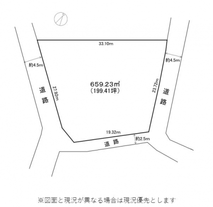 伊東・宇佐美 川奈風越郷別荘地 土地区画図