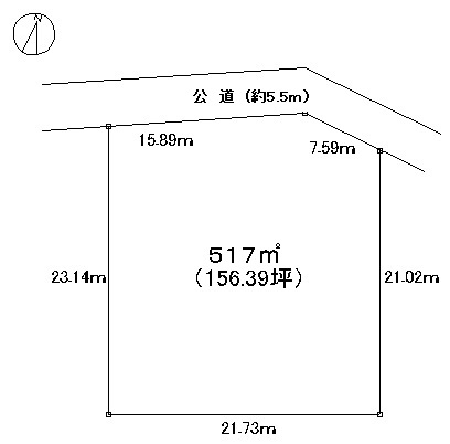 伊豆高原 伊豆急伊豆高原別荘地 土地区画図