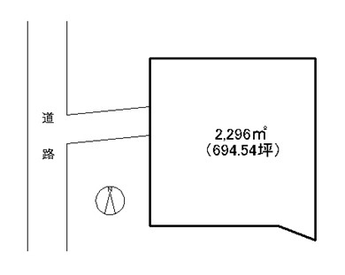 伊豆高原 天城高原別荘地 土地区画図