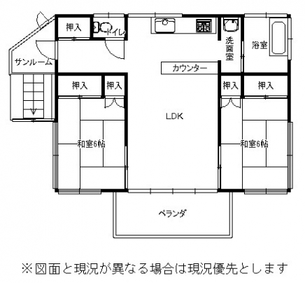 伊豆高原 伊豆急伊豆高原別荘地 建物平面図