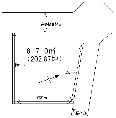 伊豆高原 大室高原別荘地 土地区画図