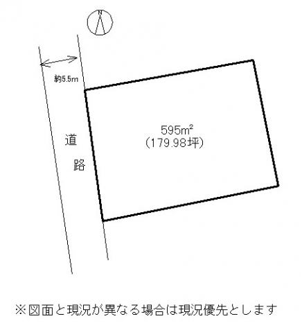 伊豆高原 伊豆急伊豆高原別荘地 土地区画図