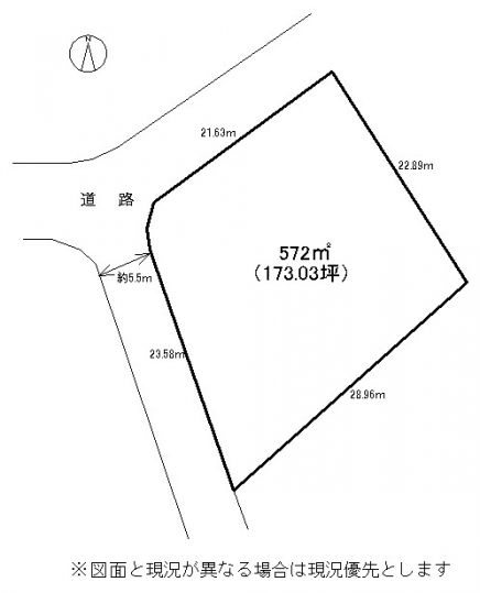 伊豆高原 伊豆急伊豆高原別荘地 土地区画図