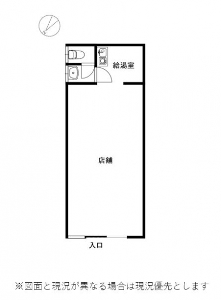 伊豆高原 郁丸店舗2号室 間取り図