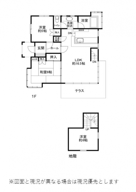 伊豆高原 大室高原別荘地 建物平面図