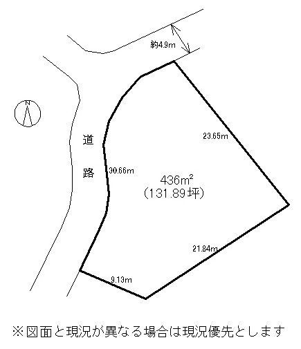 伊豆高原 伊豆急伊豆高原別荘地 土地区画図